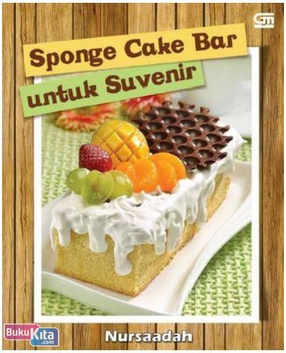 Cover Buku Sponge Cake Bar untuk Souvenir