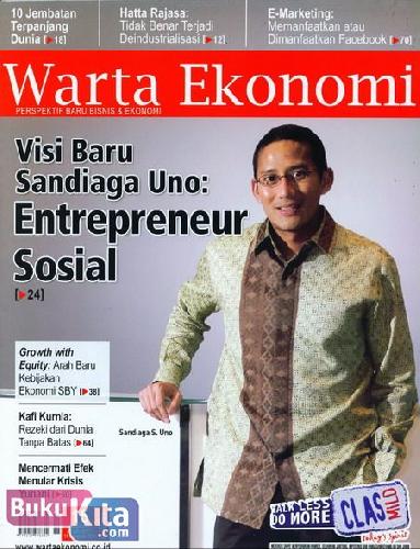 Cover Buku Majalah Warta Ekonomi #15 | 25 Juli - 10 Agustus 2011