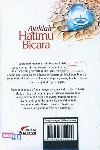 Cover Belakang Buku Ajaklah Hatimu Bicara