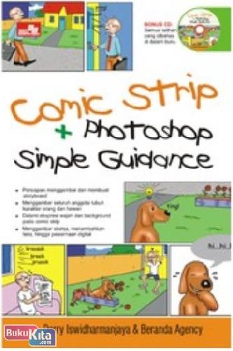 Cover Buku Comic Strip + Photoshop Simple Guidance