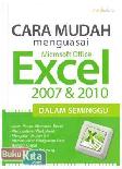 Cover Buku Cara Mudah menguasai Excel 2007 & 2010 Dalam Seminggu