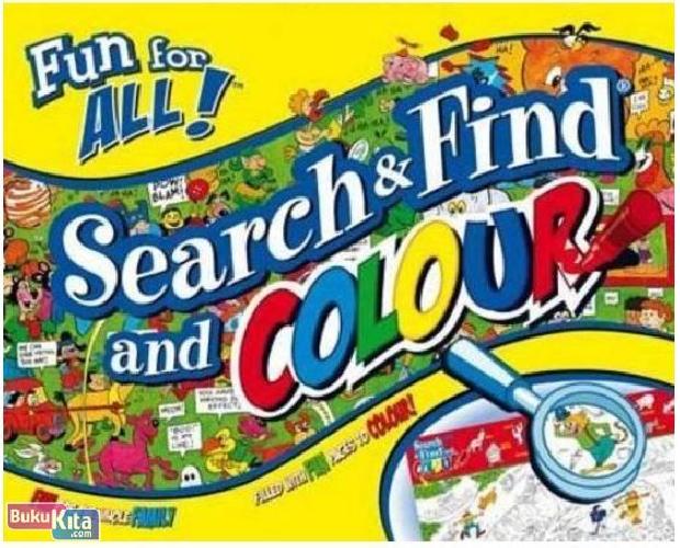 Cover Buku Search and Find and Colour (Fun for All)
