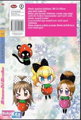 Cover Belakang Buku Princess Gal Paradise 3