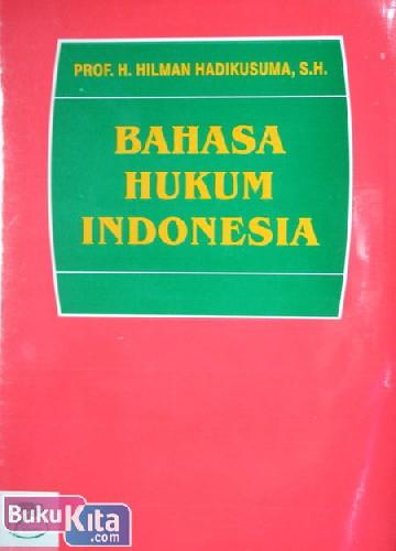 Cover Buku Bahasa Hukum Indonesia