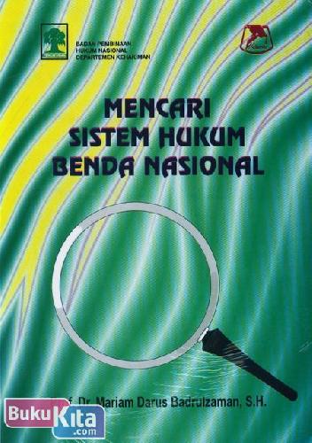 Cover Buku Mencari Sistem Hukum Benda Nasional