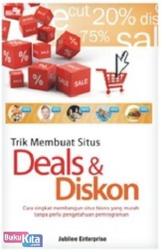 Cover Buku Trik Membuat Situs Deals & Diskon