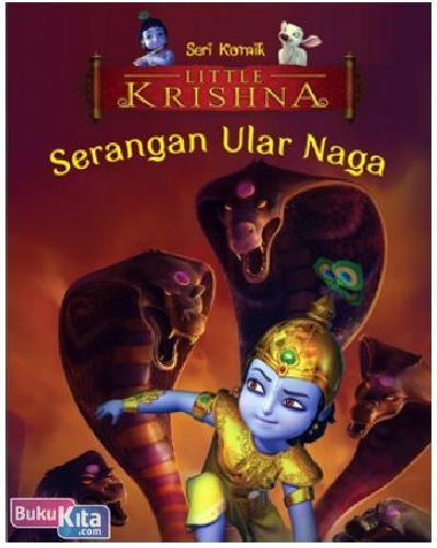 Cover Buku Seri Komik Little Krishna : Serangan Ular Naga