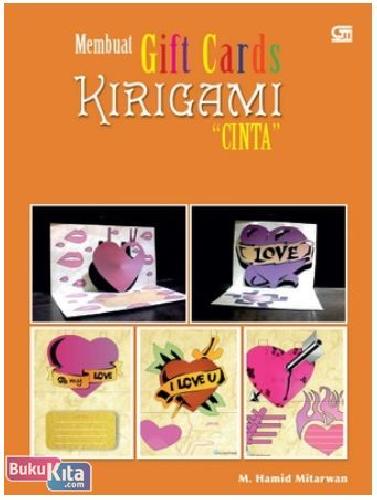 Cover Buku Membuat Gift Cards Kirigami 