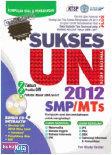 Cover Buku Sukses UN 2012 SMP/MTs