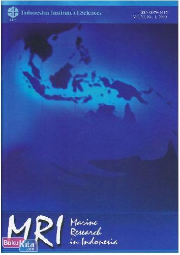Cover Buku Jurnal Marine Research Vol 35 No.1, 2010