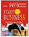 Cover Buku 145 QUESTIONS & ANSWERS START YOUR OWN BUSINESS - PASTI BISA BUKA USAHA
