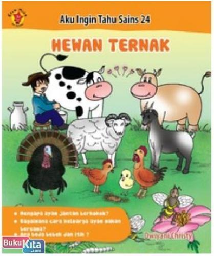 Cover Buku Aku Ingin Tahu Sains - Hewan Ternak