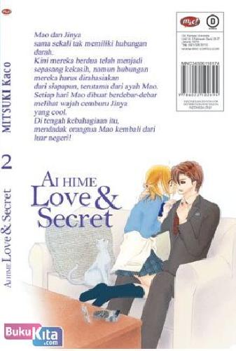 Cover Belakang Buku Ai Hime - Love and Secret 2