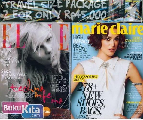 Cover Buku Majalah Elle-Marie Claire Edisi Bundling Oktober 2011