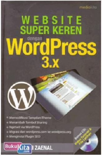 Cover Buku Website Super Keren dengan Wordpress 3.x