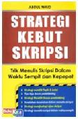 Cover Buku Strategi Kebut Skripsi