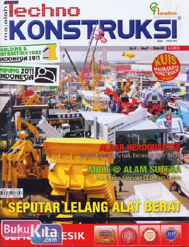 Cover Buku Majalah Techno Konstruksi #42 - Oktober 2011