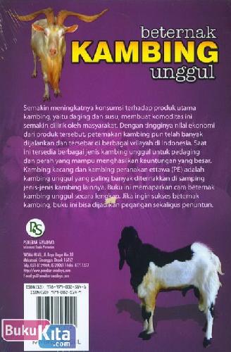 Cover Belakang Buku Beternak Kambing Unggul (revisi 2011)