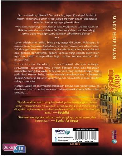 Cover Belakang Buku City Of Masks : Stravaganza Series Book #1