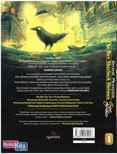 Cover Belakang Buku The Boy Sherlock Holmes #1 : Eye Of The Crow