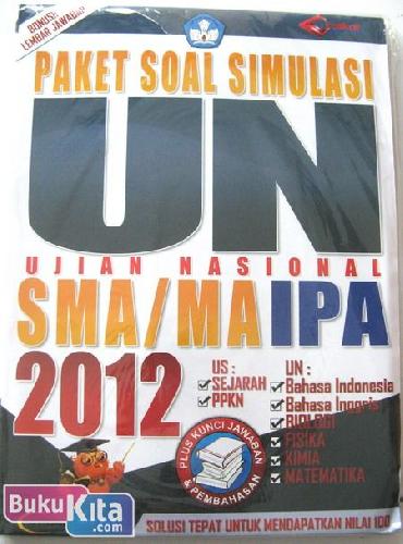 Cover Buku Paket Soal Simulasi UN SMA/MA IPA 2012
