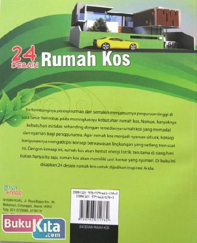 Cover Belakang Buku 24 Desain Rumah Kos 2011