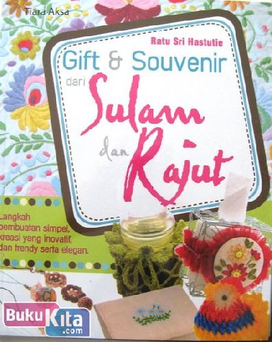 Cover Gift & Souvenir dari Sulam dan Rajut