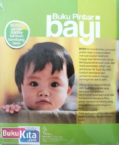 Cover Belakang Buku Buku Pintar Bayi + Bonus Poster Standar Tumbuh Kembang Bayi