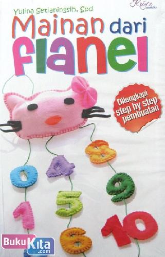 Cover Buku Mainan dari Flanel