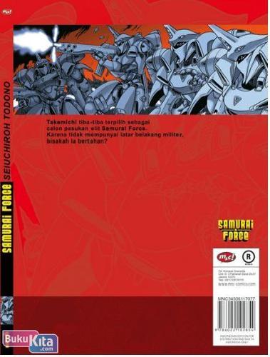 Cover Belakang Buku Samurai Force 1