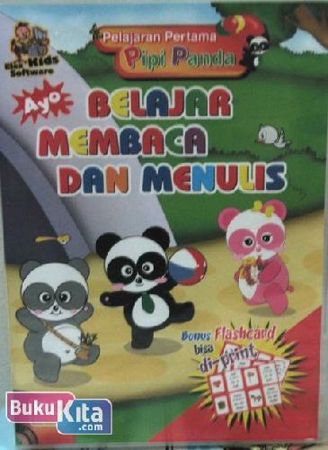Cover Buku CD Pelajaran Pertama Pipi Panda : Belajar Membaca & Menulis