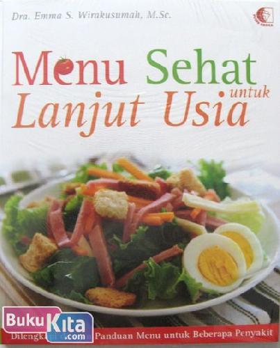 Cover Buku Menu Sehat untuk Lanjut Usia Food Lovers