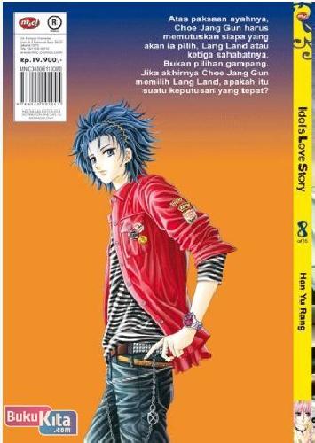 Cover Belakang Buku Idol's Love Story 8