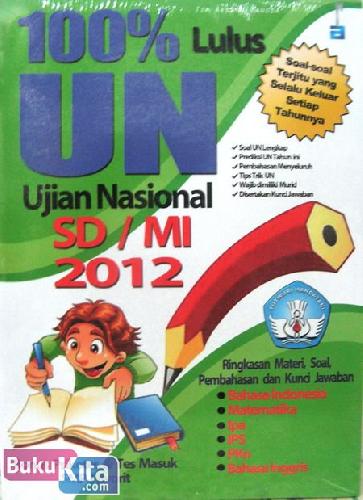 Cover Buku 100% Lulus Ujian Nasional SD/MI 2012