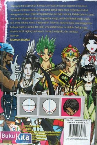 Cover Belakang Buku Cara Gampang Gambar Manga Edisi Pemula