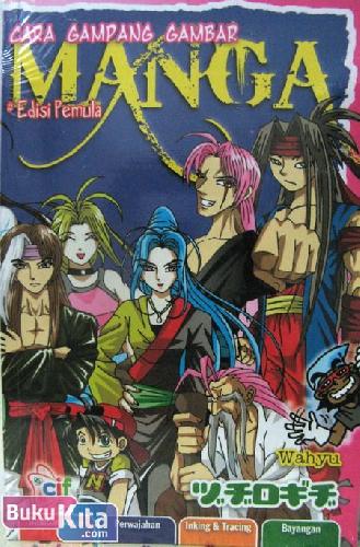 Cover Buku Cara Gampang Gambar Manga Edisi Pemula