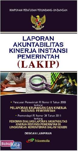 Cover Buku Laporan Akuntabilitas Kinerja Instansi Pemerintah (LAKIP)