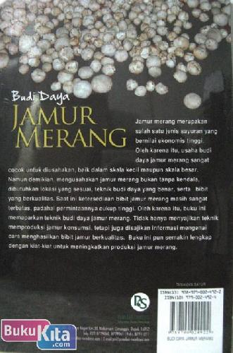 Cover Belakang Buku Budi Daya Jamur Merang