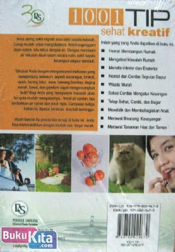 Cover Belakang Buku 1001 Tip Sehat Kreatif