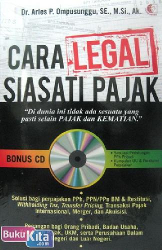 Cover Buku Cara Legal Siasati Pajak