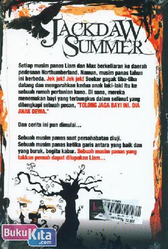 Cover Belakang Buku Jackdaw Summer
