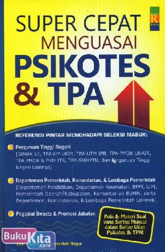Cover Buku Super Cepat Menguasai Psikotes & TPA