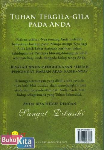 Cover Belakang Buku Hidup Yang Dipenuhi Dengan Kasih