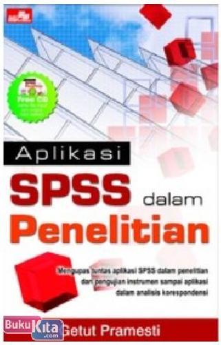 Cover Buku Aplikasi SPSS dalam Penelitian