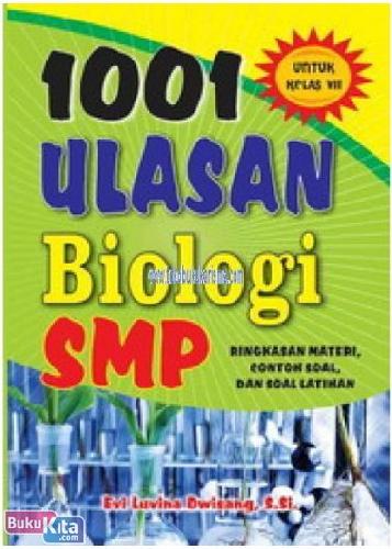 Cover Buku 1001 Ulasan Biologi SMP Untuk Kelas VIII