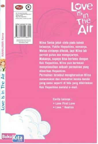 Cover Belakang Buku Love Is In The Air
