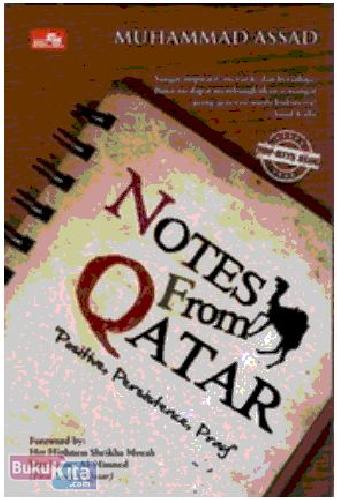 Cover Buku NOTES FROM QATAR Limited Edition