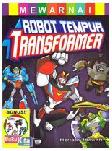 Cover Buku Mewarnai Robot Tempur Transformer