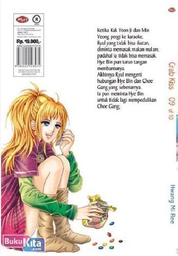 Cover Belakang Buku Crab Kiss 9