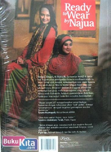 Cover Belakang Buku Ready to Wear by Najua